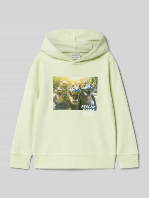 Bluza z kapturem o kroju regular fit z czystej bawełny Tom Tailor