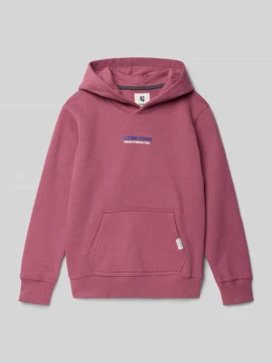 Bluza z kapturem o kroju regular fit z kieszenią kangurką Garcia
