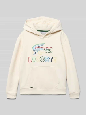Bluza z kapturem o kroju regular fit z mieszanki bawełny Lacoste