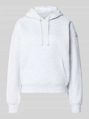 bluza z kapturem o kroju regular fit z mieszanki bawełny model 'BEST' Only Jasnoszary melanż
