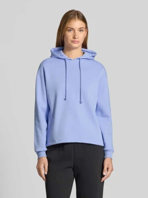 Bluza z kapturem o kroju regular fit z mieszanki bawełny model ‘CHILLI’ Pieces Jasnoniebieski
