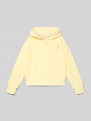 Bluza z kapturem o kroju regular fit z mieszanki bawełny model 'MEET AND GREET' Levi’s® Kids