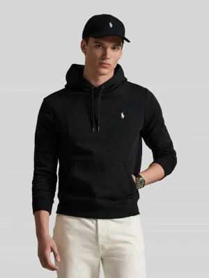 bluza z kapturem o kroju regular fit z mieszanki bawełny Polo Ralph Lauren Czarny