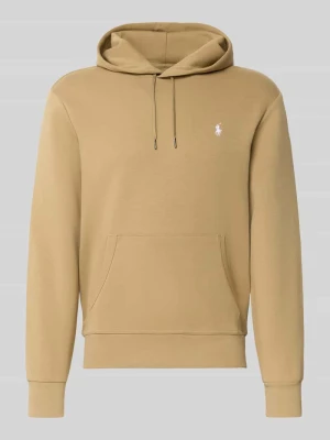 bluza z kapturem o kroju regular fit z mieszanki bawełny Polo Ralph Lauren Beżowy