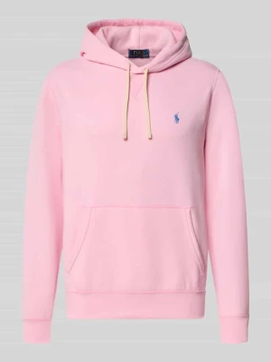 bluza z kapturem o kroju regular fit z mieszanki bawełny Polo Ralph Lauren Mocnoróżowy