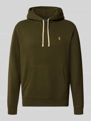 bluza z kapturem o kroju regular fit z mieszanki bawełny Polo Ralph Lauren Oliwkowy