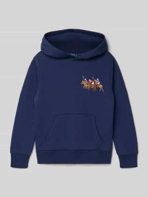 Bluza z kapturem o kroju regular fit z mieszanki bawełny Polo Ralph Lauren Teens