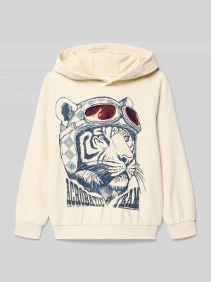 Bluza z kapturem o kroju regular fit z mieszanki bawełny s.Oliver RED LABEL