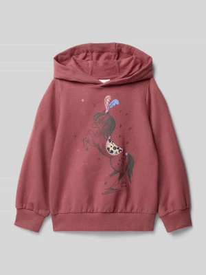 Bluza z kapturem o kroju regular fit z mieszanki bawełny s.Oliver RED LABEL