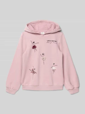 Bluza z kapturem o kroju regular fit z mieszanki bawełny s.Oliver RED LABEL