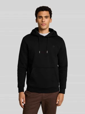 bluza z kapturem o kroju regular fit z mieszanki bawełny Tom Tailor Czarny