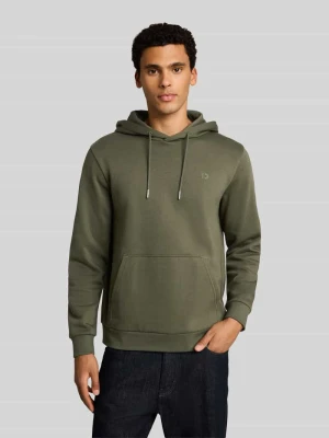 bluza z kapturem o kroju regular fit z mieszanki bawełny Tom Tailor Oliwkowy