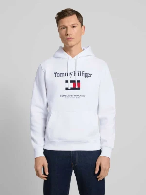 Bluza z kapturem o kroju regular fit z mieszanki bawełny Tommy Hilfiger