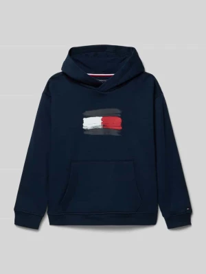 Bluza z kapturem o kroju regular fit z mieszanki bawełny Tommy Hilfiger Kids