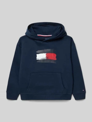 Bluza z kapturem o kroju regular fit z mieszanki bawełny Tommy Hilfiger Kids