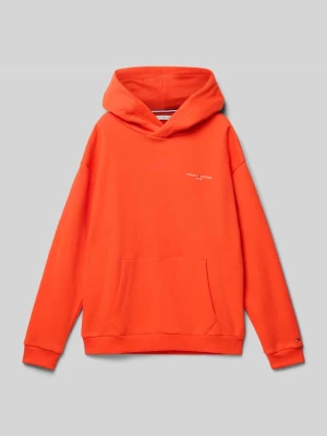 Bluza z kapturem o kroju regular fit z mieszanki bawełny Tommy Hilfiger Kids