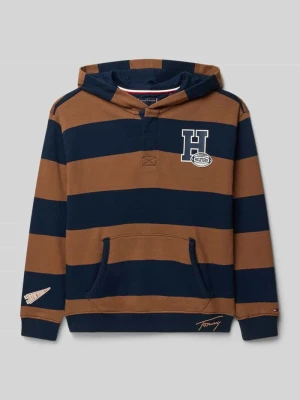Bluza z kapturem o kroju regular fit z mieszanki bawełny Tommy Hilfiger Teens