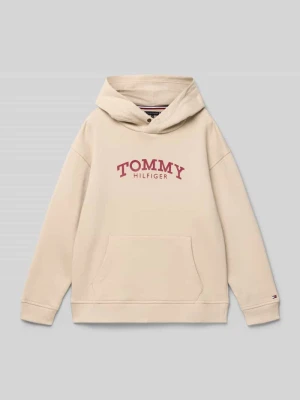 Bluza z kapturem o kroju regular fit z mieszanki bawełny Tommy Hilfiger Teens