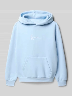 Bluza z kapturem o kroju regular fit z mieszanki bawełny z kieszenią kangurką Karl Kani