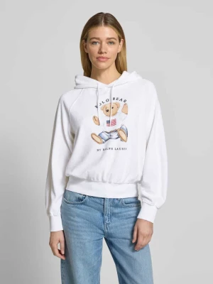 bluza z kapturem o kroju regular fit z nadrukiem polo bear Polo Ralph Lauren