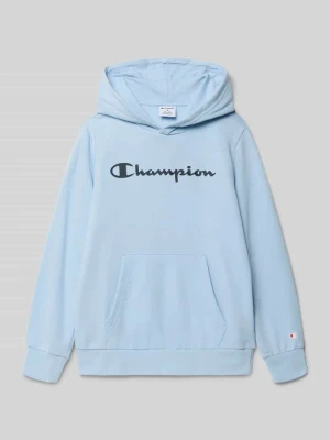 bluza z kapturem o kroju regular fit z nadrukiem z logo Champion
