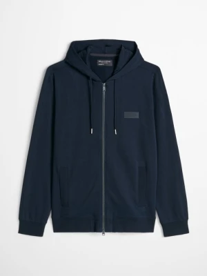 Bluza z kapturem o kroju regularnym Marc O'Polo modrá