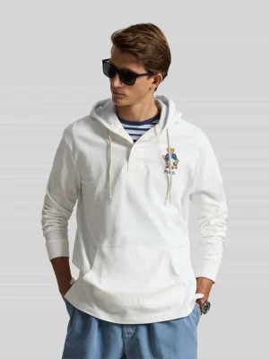 Bluza z kapturem o kroju relaxed fit z czystej bawełny z haftem polo bear Polo Ralph Lauren