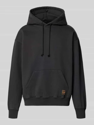 Bluza z kapturem o kroju relaxed fit z mieszanki bawełny model 'JET BL' Levi's Czarny