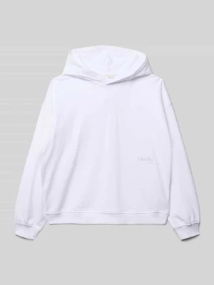 Bluza z kapturem o kroju relaxed fit z nadrukiem z logo model ‘Signature’ Calvin Klein Jeans