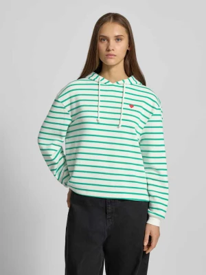 Bluza z kapturem o luźnym kroju z mieszanki bawełny model ‘CHILLI’ Pieces