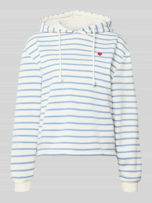 Bluza z kapturem o luźnym kroju z mieszanki bawełny model ‘CHILLI’ Pieces