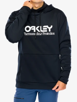 Bluza z kapturem Oakley Rider Long 2.0 Hoodie - black/white