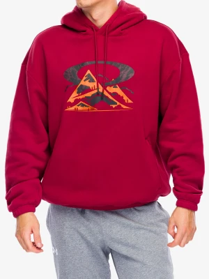 Bluza z kapturem Oakley Summit Peak Hoodie - iron red