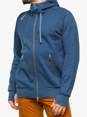 Bluza z kapturem Ocun Hoodie Zipper - blue opal/excalibur