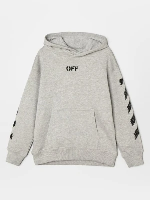 Bluza z kapturem Off White szary