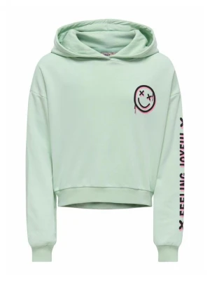 Bluza z kapturem ONLY GIRLS zielony