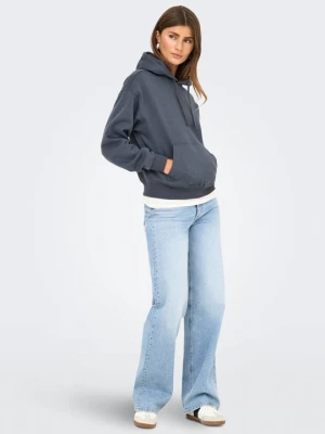 Bluza z kapturem Only granatowy