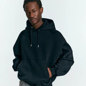 Bluza z kapturem oversize cropped czarna House