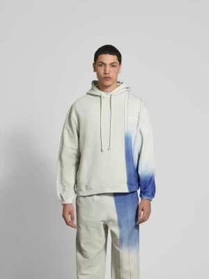 Bluza z kapturem oversized z bawełny A-Cold-Wall Złamany biały