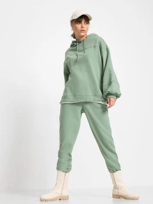 Bluza z kapturem oversized, z miękkiego materiału z bawełną bonprix