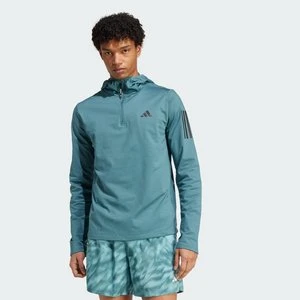 Bluza z kapturem Own The Run Winterized Hooded Half-Zip Adidas