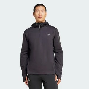 Bluza z kapturem Own The Run Winterized Hooded Half-Zip Adidas