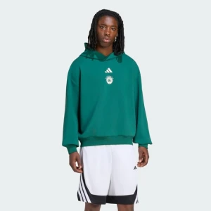 BLUZA Z KAPTUREM PANATHINAIKOS ATENY BB Adidas Collegiate Green