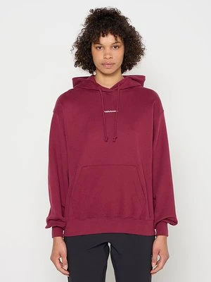 Bluza z kapturem Peak Performance bordowy