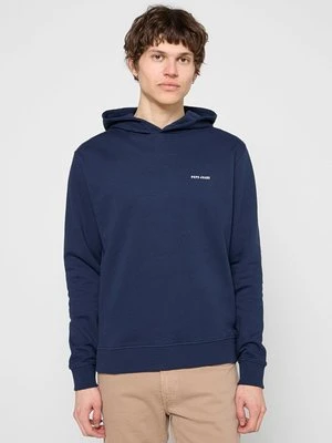 Bluza z kapturem Pepe Jeans niebieski