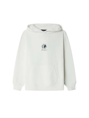 Bluza z kapturem Pepe Jeans biały
