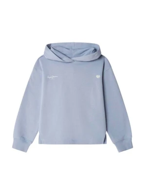 Bluza z kapturem Pepe Jeans jasnoniebieski