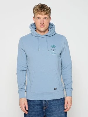 Bluza z kapturem Petrol Industries niebieski
