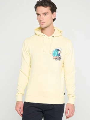 Bluza z kapturem Petrol Industries jasnożółty