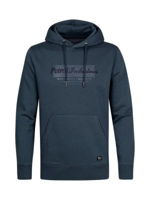 Bluza z kapturem Petrol Industries niebieski